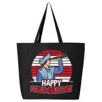 Happy Columbus Day Christopher Columbus Italian Navigator TShirt 25L Jumbo Tote