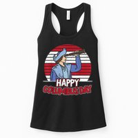 Happy Columbus Day Christopher Columbus Italian Navigator TShirt Womens Tank Top