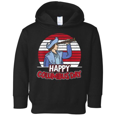 Happy Columbus Day Christopher Columbus Italian Navigator TShirt Toddler Hoodie
