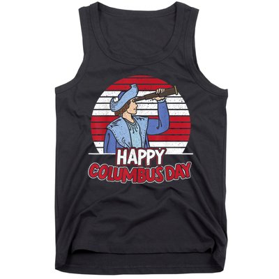 Happy Columbus Day Christopher Columbus Italian Navigator TShirt Tank Top