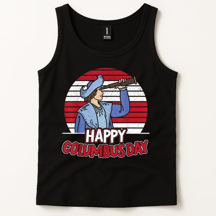 Happy Columbus Day Christopher Columbus Italian Navigator TShirt Tank Top
