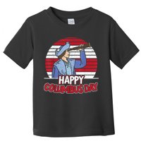 Happy Columbus Day Christopher Columbus Italian Navigator TShirt Toddler T-Shirt