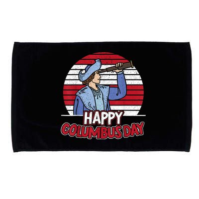 Happy Columbus Day Christopher Columbus Italian Navigator TShirt Microfiber Hand Towel