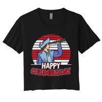 Happy Columbus Day Christopher Columbus Italian Navigator TShirt Crop Top