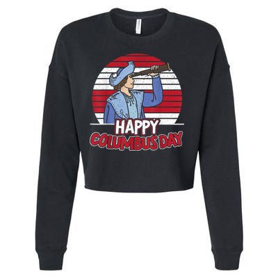 Happy Columbus Day Christopher Columbus Italian Navigator TShirt Cropped Pullover Crew