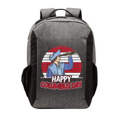Happy Columbus Day Christopher Columbus Italian Navigator TShirt Vector Backpack