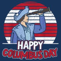 Happy Columbus Day Christopher Columbus Italian Navigator TShirt Infant Baby Jersey Bodysuit