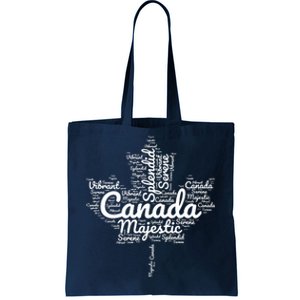 Happy Canada Day Celebrations Maple Leaf Canadian Pride Tote Bag