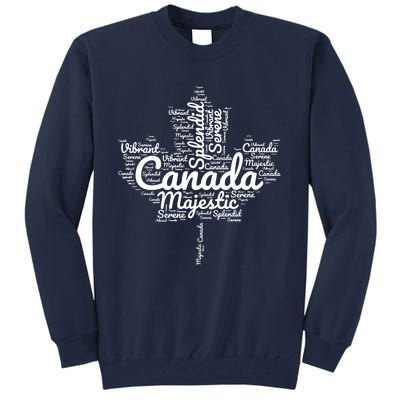 Happy Canada Day Celebrations Maple Leaf Canadian Pride Tall Sweatshirt