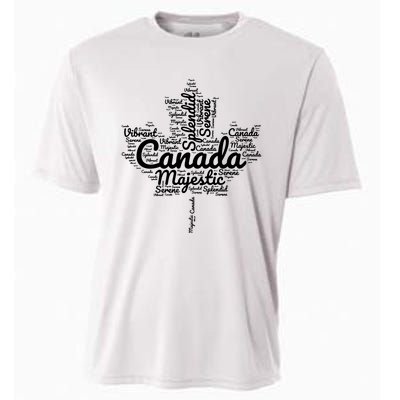 Happy Canada Day Celebrations Maple Leaf Canadian Pride Cooling Performance Crew T-Shirt