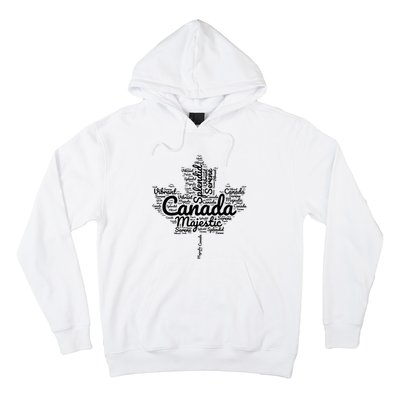 Happy Canada Day Celebrations Maple Leaf Canadian Pride Hoodie