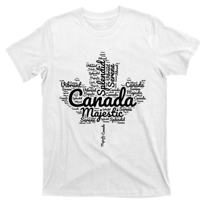 Happy Canada Day Celebrations Maple Leaf Canadian Pride T-Shirt