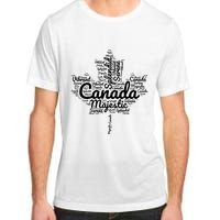 Happy Canada Day Celebrations Maple Leaf Canadian Pride Adult ChromaSoft Performance T-Shirt