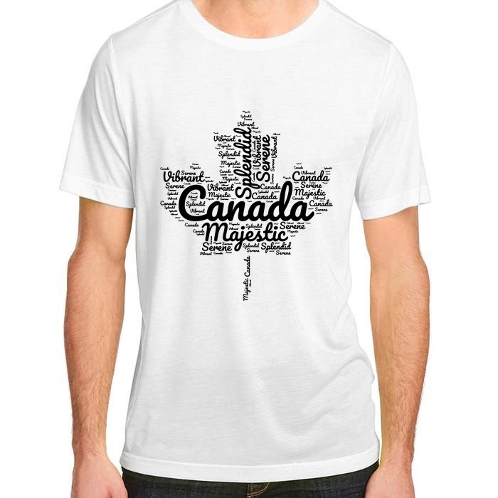 Happy Canada Day Celebrations Maple Leaf Canadian Pride Adult ChromaSoft Performance T-Shirt