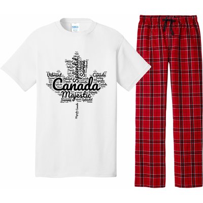 Happy Canada Day Celebrations Maple Leaf Canadian Pride Pajama Set