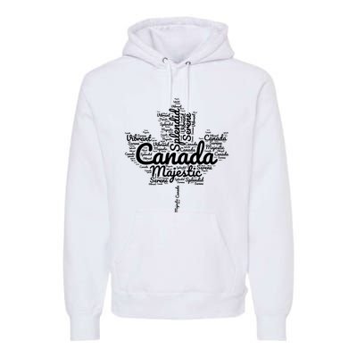 Happy Canada Day Celebrations Maple Leaf Canadian Pride Premium Hoodie