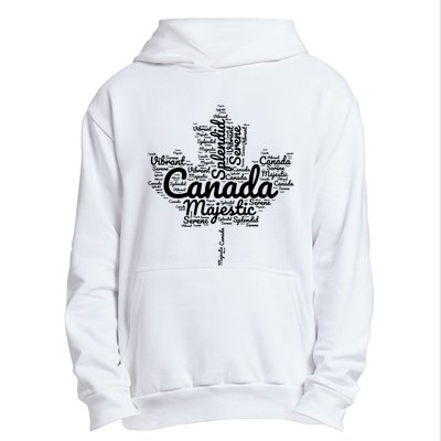 Happy Canada Day Celebrations Maple Leaf Canadian Pride Urban Pullover Hoodie