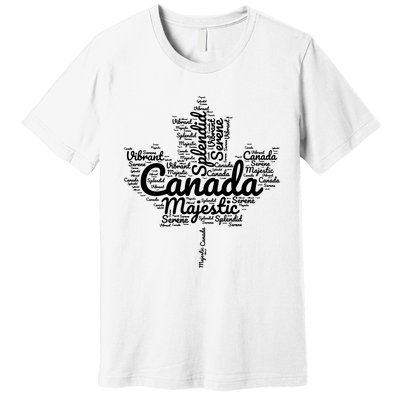 Happy Canada Day Celebrations Maple Leaf Canadian Pride Premium T-Shirt