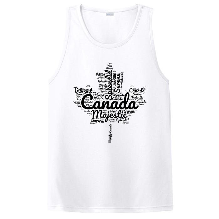 Happy Canada Day Celebrations Maple Leaf Canadian Pride PosiCharge Competitor Tank