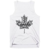 Happy Canada Day Celebrations Maple Leaf Canadian Pride Tank Top