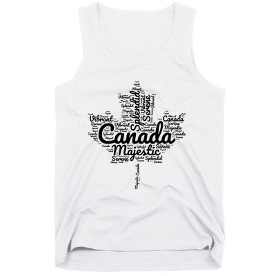 Happy Canada Day Celebrations Maple Leaf Canadian Pride Tank Top