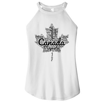 Happy Canada Day Celebrations Maple Leaf Canadian Pride Women’s Perfect Tri Rocker Tank