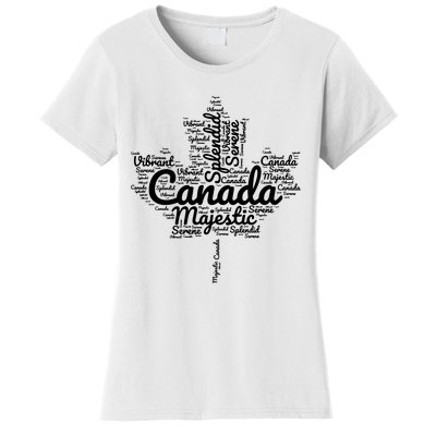 Happy Canada Day Celebrations Maple Leaf Canadian Pride Women's T-Shirt