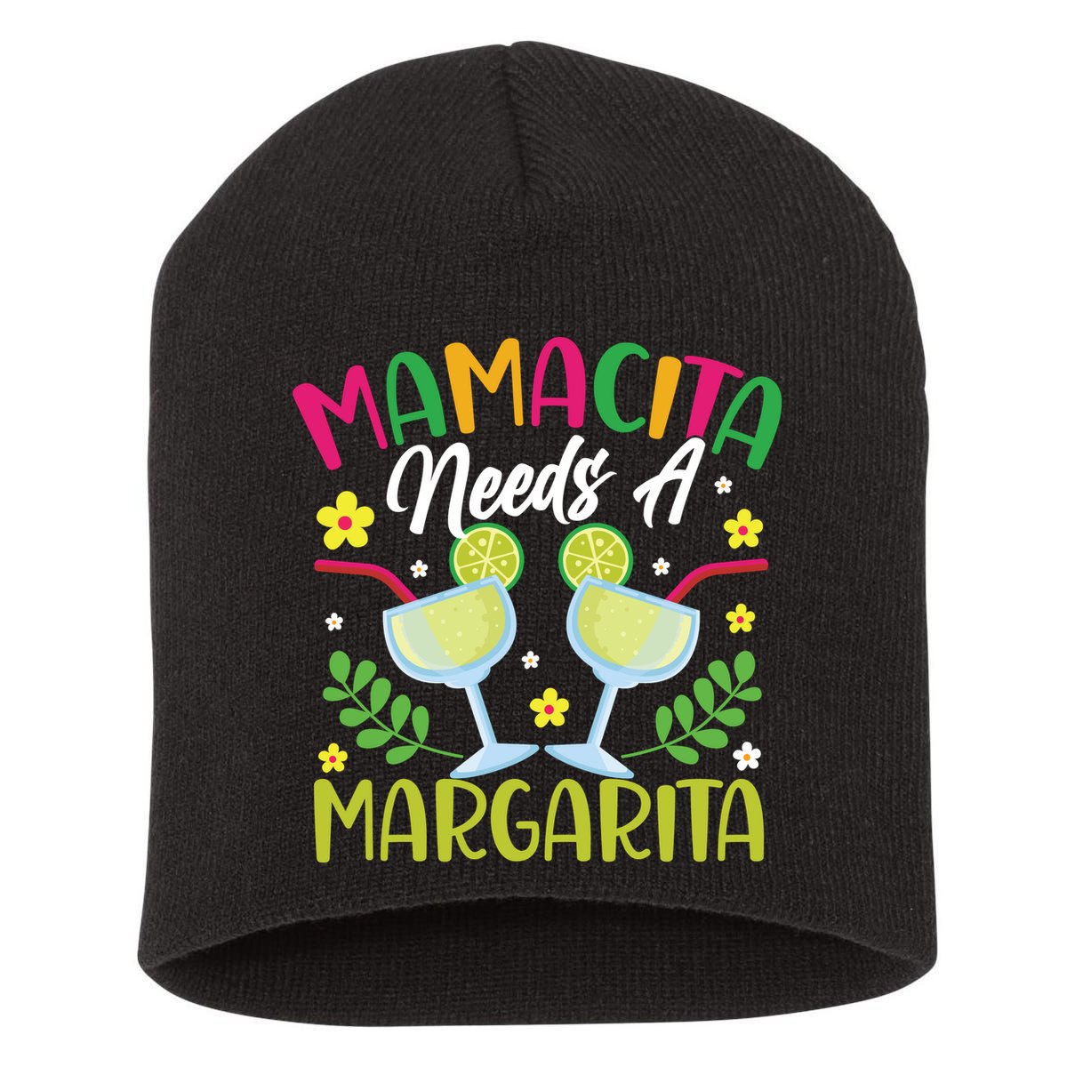 Happy Cinco De Mayo T Short Acrylic Beanie