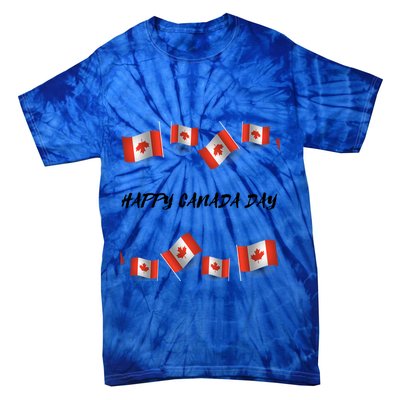 Happy Canada Day Canadian Flag Freedom Country Canadians Gift Tie-Dye T-Shirt