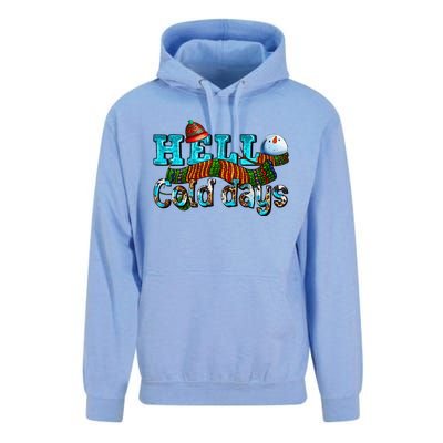 Hello Cold Days With Snowman Christmas Matching Family Gifts Unisex Surf Hoodie