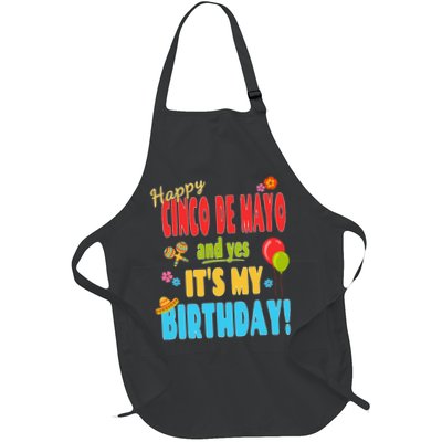 Happy Cinco De Mayo Birthday May 5th Birthday Party Apron