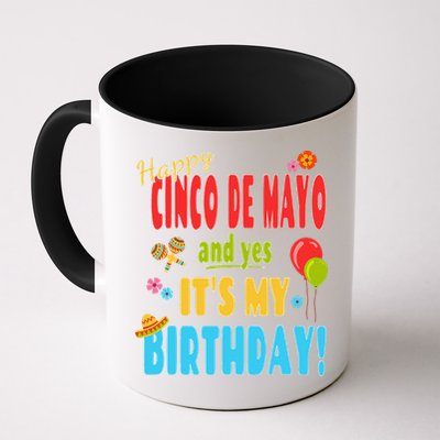 Happy Cinco De Mayo Birthday May 5th Birthday Party Mug