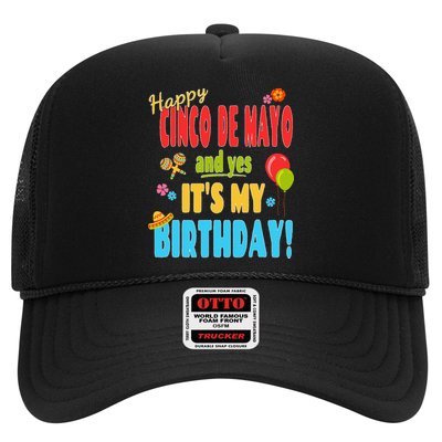 Happy Cinco De Mayo Birthday May 5th Birthday Party Trucker Hat