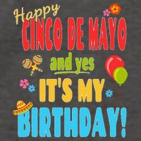 Happy Cinco De Mayo Birthday May 5th Birthday Party Vector Backpack