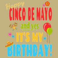 Happy Cinco De Mayo Birthday May 5th Birthday Party Cooling Performance Crew T-Shirt