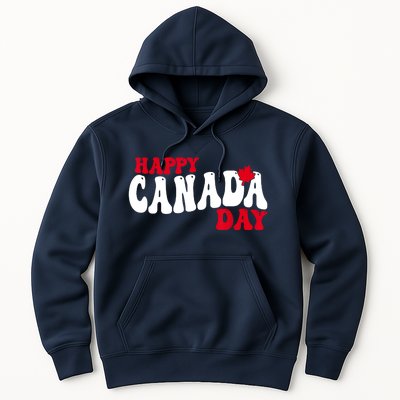 Happy Canada Day Maple Canadian Canada Pride Flag Patriotic Hoodie