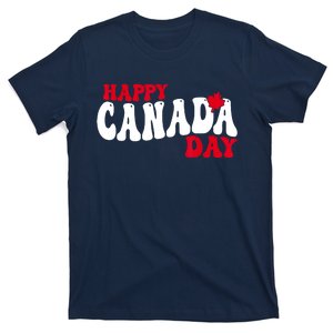 Happy Canada Day Maple Canadian Canada Pride Flag Patriotic T-Shirt