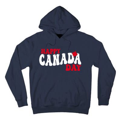 Happy Canada Day Maple Canadian Canada Pride Flag Patriotic Tall Hoodie