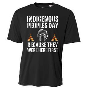 Happy Columbus Day Indigenous People Day Anti Columbus Cooling Performance Crew T-Shirt