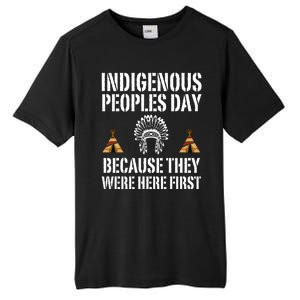 Happy Columbus Day Indigenous People Day Anti Columbus Tall Fusion ChromaSoft Performance T-Shirt