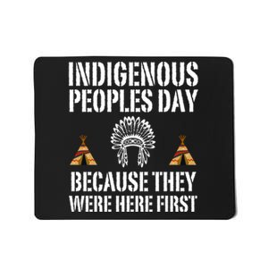 Happy Columbus Day Indigenous People Day Anti Columbus Mousepad