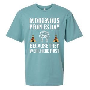 Happy Columbus Day Indigenous People Day Anti Columbus Sueded Cloud Jersey T-Shirt