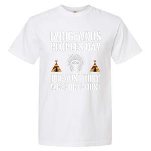 Happy Columbus Day Indigenous People Day Anti Columbus Garment-Dyed Heavyweight T-Shirt