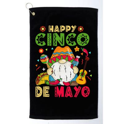 Happy Cinco De Mayo Mexican Gnome Cinco De Mayo Golf Towel