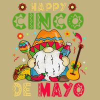 Happy Cinco De Mayo Mexican Gnome Cinco De Mayo T-Shirt