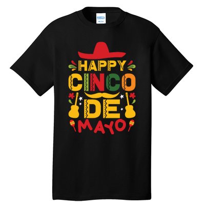 Happy Cinco De Mayo Celebration Graphic Tall T-Shirt