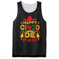 Happy Cinco De Mayo Celebration Graphic Mesh Reversible Basketball Jersey Tank