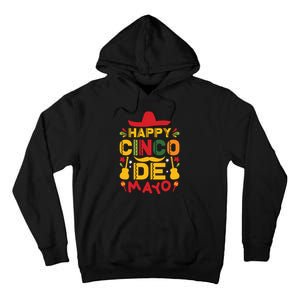 Happy Cinco De Mayo Celebration Graphic Tall Hoodie