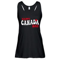 Happy Canada Day Maple Canadian Canada Pride Flag Patriotic Ladies Essential Flowy Tank