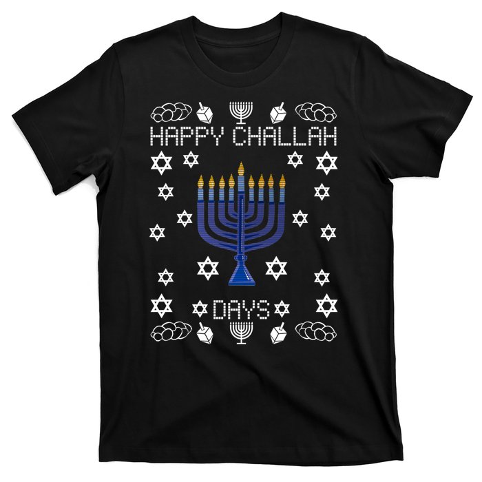 Happy Challah Days Funny Hanukkah T-Shirt